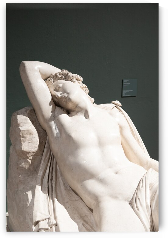 Sleeping Endymion by scultor Antonio Canova 1822 - Plaster by Paolo Modena