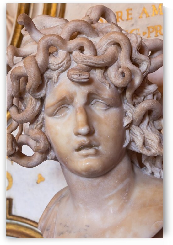 Bust of Medusa by Gian Lorenzo Bernini 1648 - marble by Paolo Modena