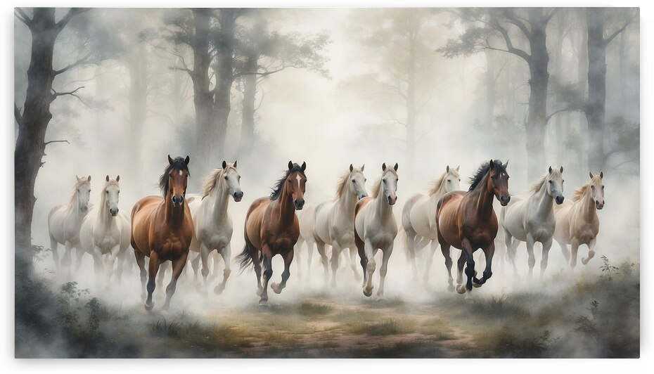 Galloping Through Waves | Visual Sketches | Art Portfolio by Visualsketches