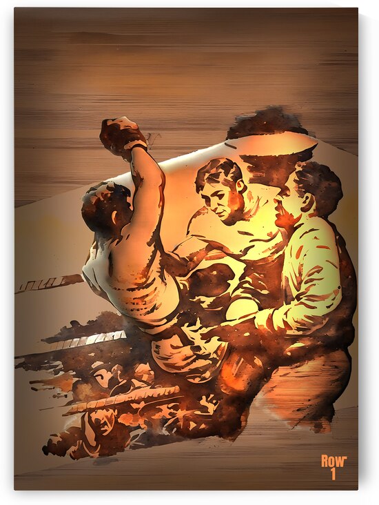 1930s Boxing Art by Row One Brand