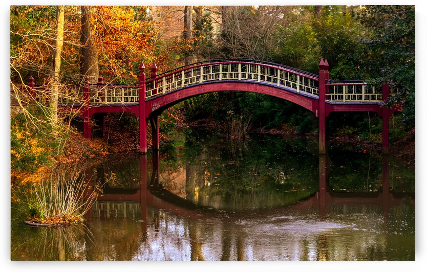College of William and Mary  Crim Bridge in Autumn by Norma Brandsberg Photography