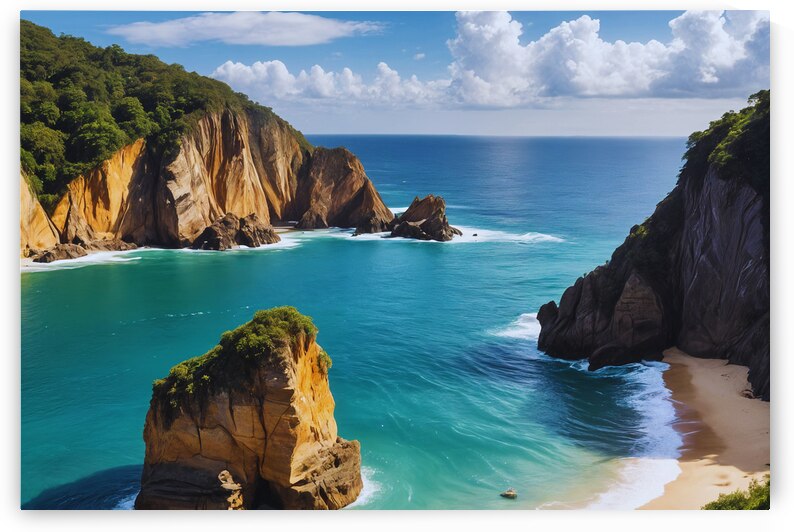 Baia do Sancho Brazil 3 by Modern Wall Artwork