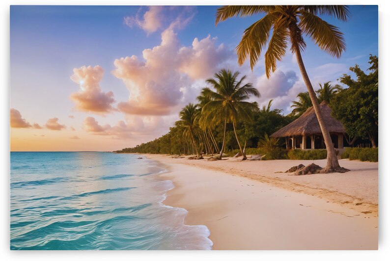 Cayman Islands Beach by Modern Wall Artwork