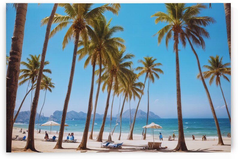 Copacabana Brazil Beach by Modern Wall Artwork