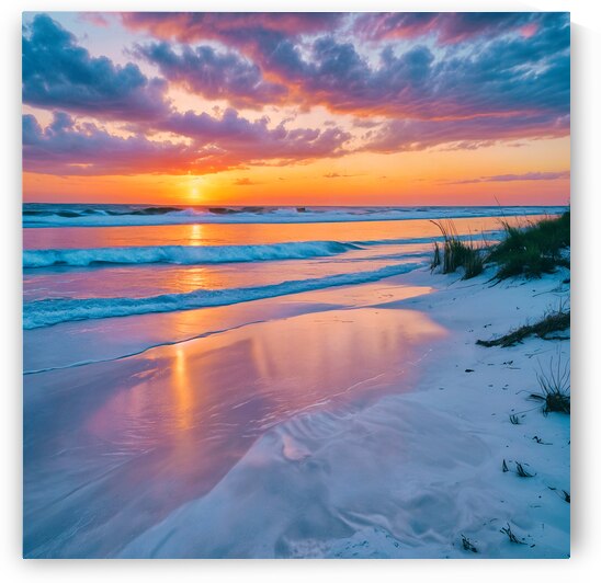 Grayton Beach Square by Modern Wall Artwork