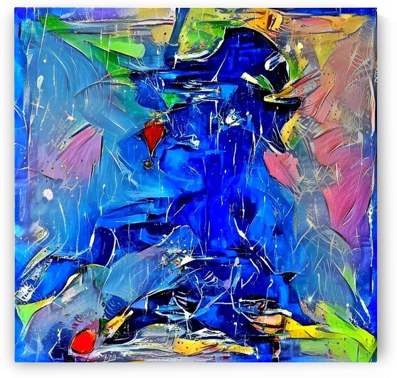 The Blue Cascade by Luciano