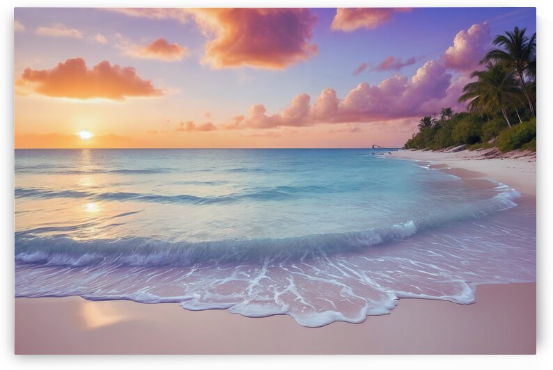 Turks and Caicos Beach by Modern Wall Artwork