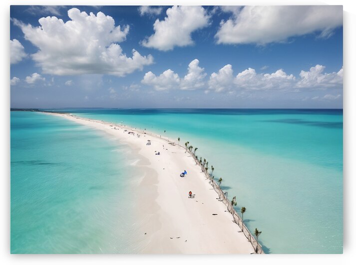 Turks and Caicos  Seascape  by Modern Wall Artwork