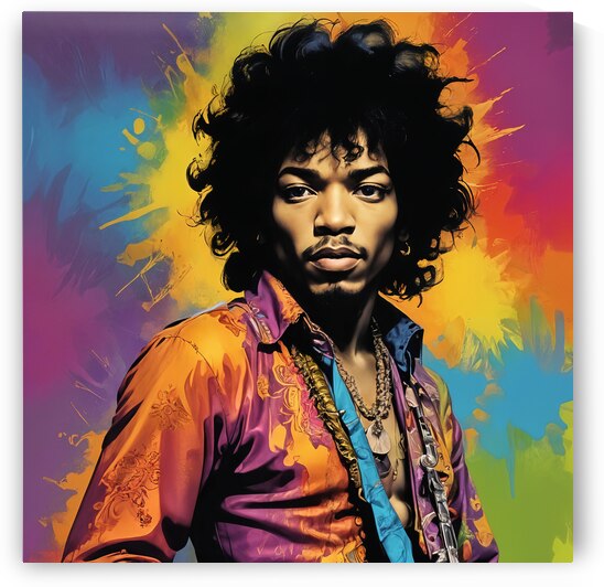Jimi Hendrix Pop Art I  by Modern Wall Artwork