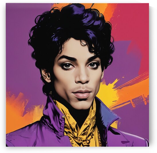 Prince Modern Pop Art  by Modern Wall Artwork