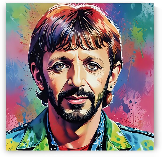Ringo Starr Pop Art  by Modern Wall Artwork
