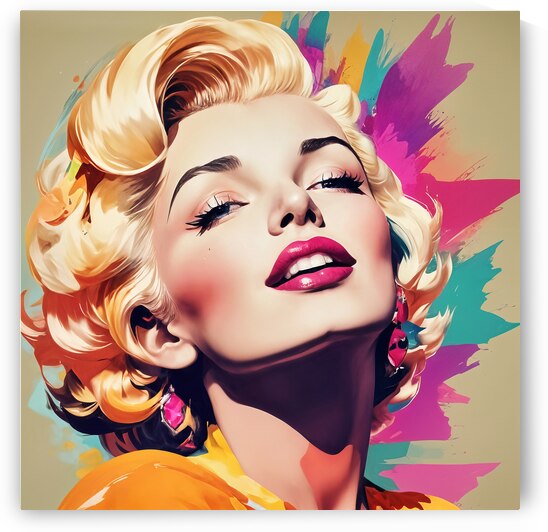 Marilyn Monroe Pop Art I  by Modern Wall Artwork