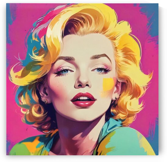 Marilyn Monroe Pop Art II  by Modern Wall Artwork