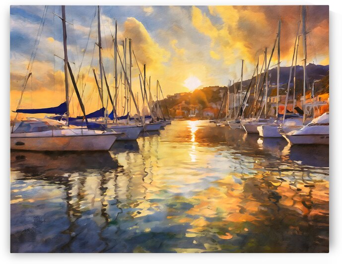 Riviera Sunset by Pabodie Art