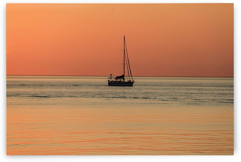 Sunset Sailing by Pat Campbell