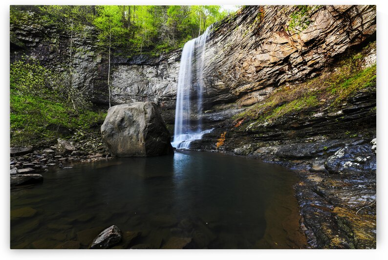 Spring at Hemlock Falls by Andy Crawford