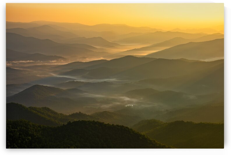 Brasstown Bald mists by Andy Crawford