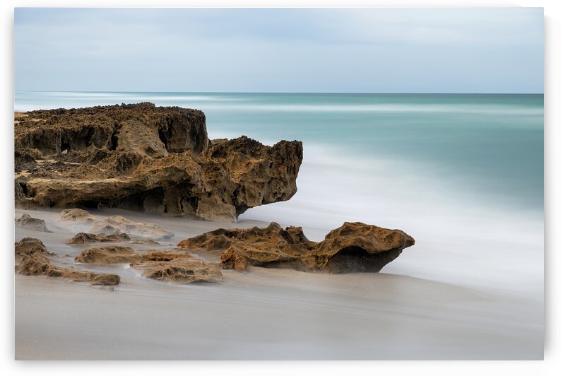 Rocks at Fletcher Beach by Andy Crawford