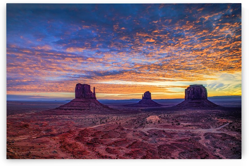 Monument Valley Sunrise by Andy Crawford
