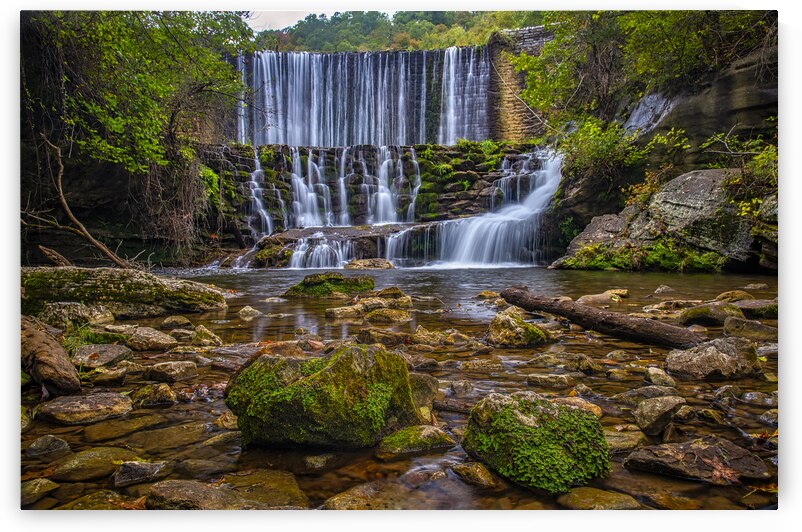 Mirror Lake waterfall by Andy Crawford