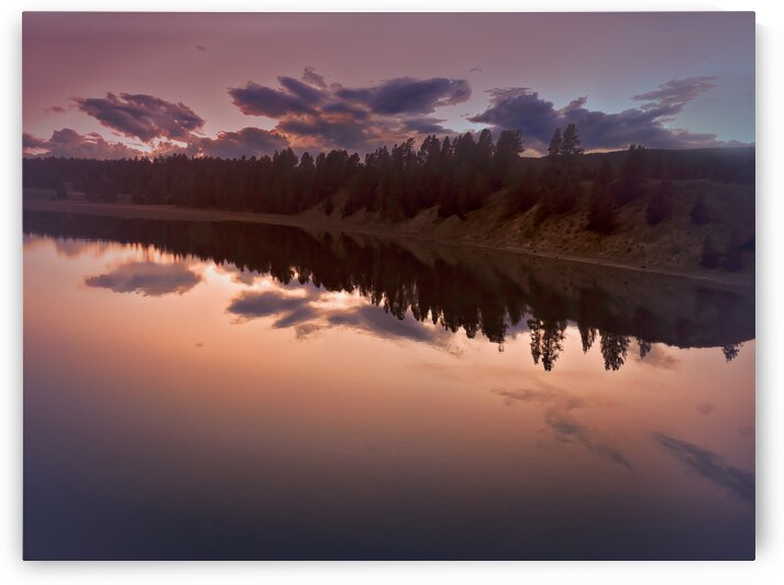 Yellowstone Lake Autumn Reflections by Norma Brandsberg Photography