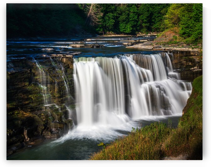 Letchwroth State Park Lower Falls by Andy Crawford