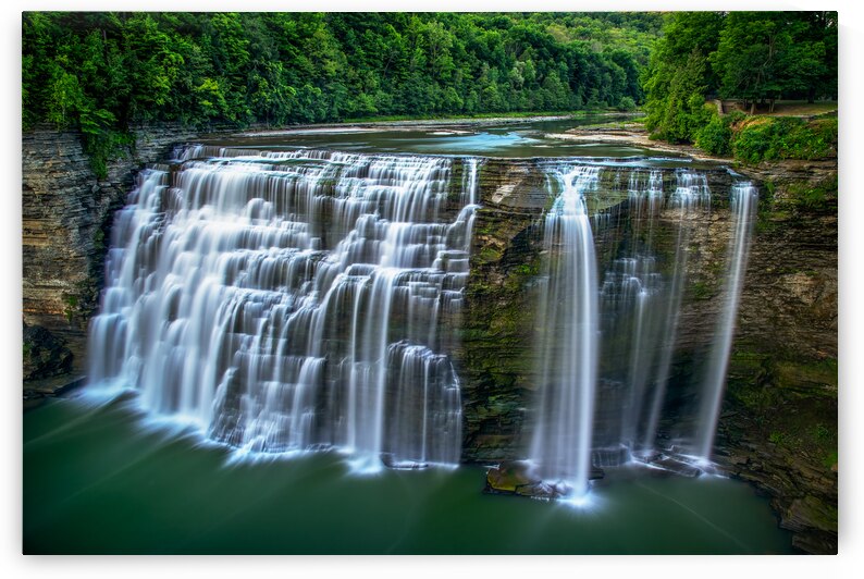 Letchworth State Park Middle Falls by Andy Crawford