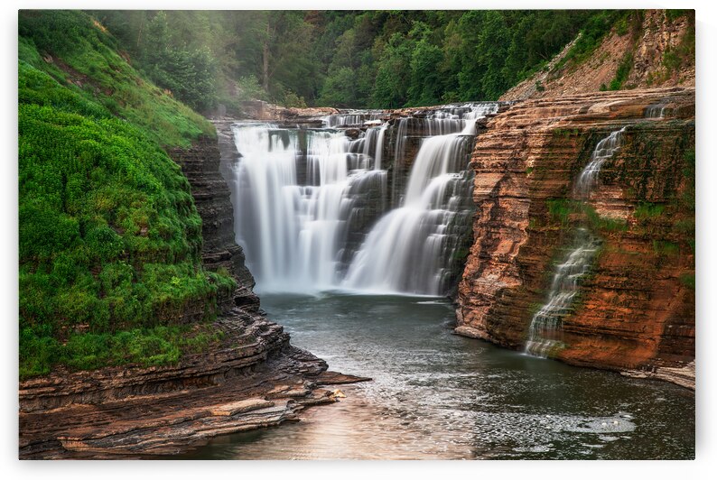 Letchworth State Park Upper Falls by Andy Crawford