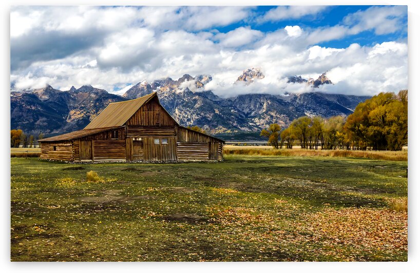 Grand Teton Moulton Mormon Barn by Norma Brandsberg Photography