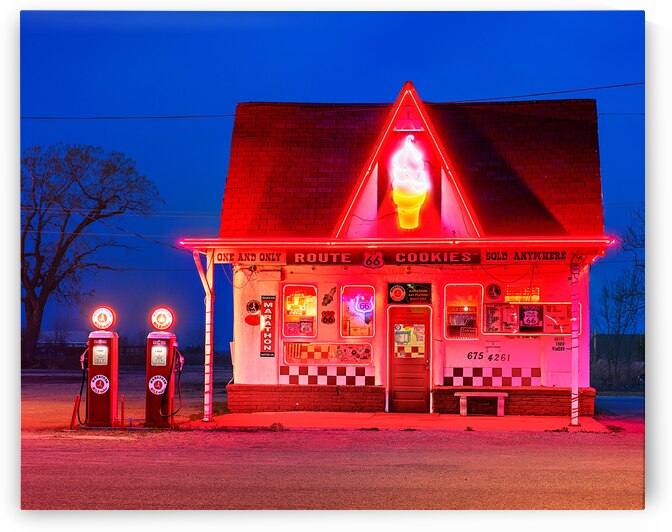 Dairy King on Route 66 by Andy Crawford