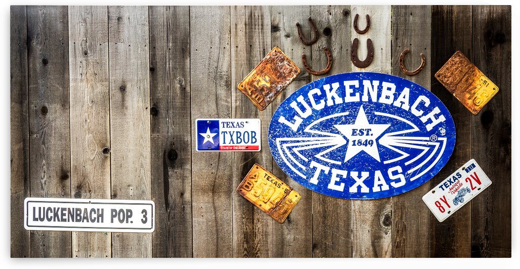 Welcome to Luckenbach by Andy Crawford