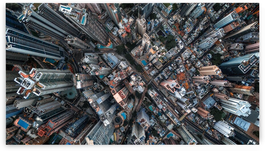 Metropolis 2024 | Aerial Grid of Hong Kong Central by Dutch Photographer