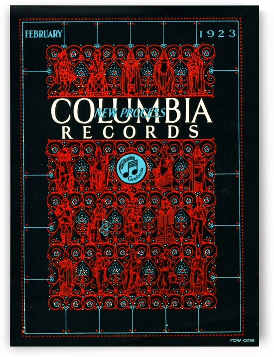 1923 Columbia Records Art by Row One Brand