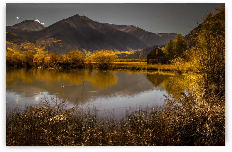 Colorado Cabin Beside Two Lakes by Norma Brandsberg Photography