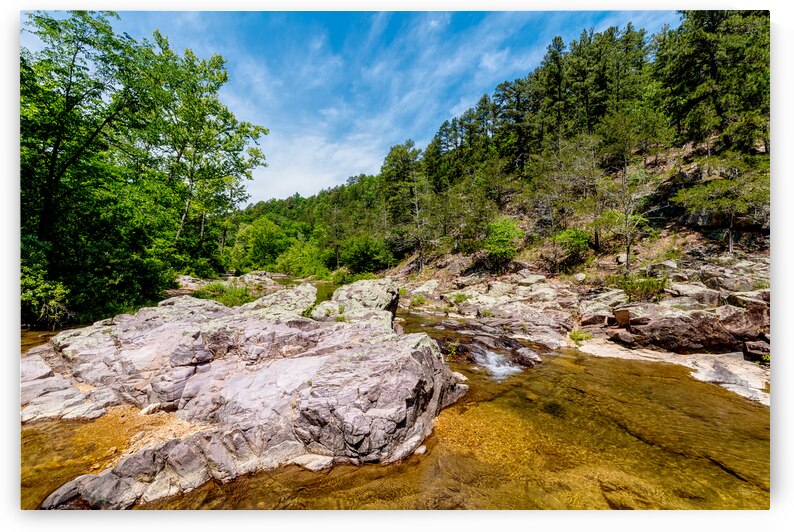 Rocky Creek And Rhyolite Rocks by Jennifer White