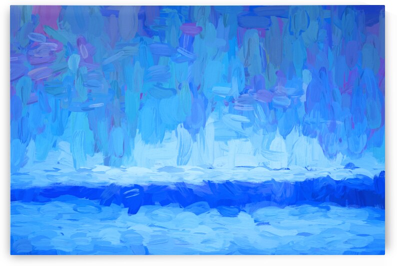 Ocean Night Fall Abstract #3 1 by Rich Franco