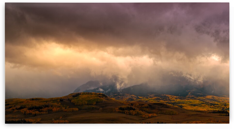 Meandering Sunset Mountain Illuminations  by Norma Brandsberg Photography