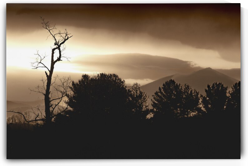 Virginia Blue Ridge Mountains Silhouette by Norma Brandsberg Photography