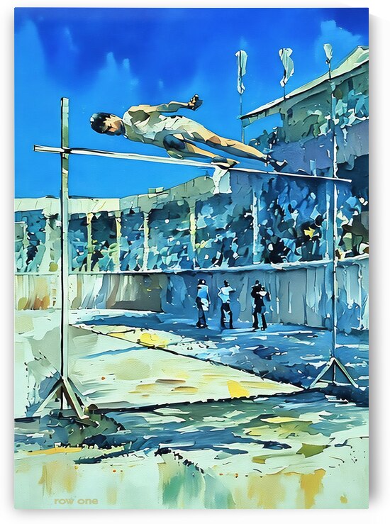 wb page high jump art by Row One Brand