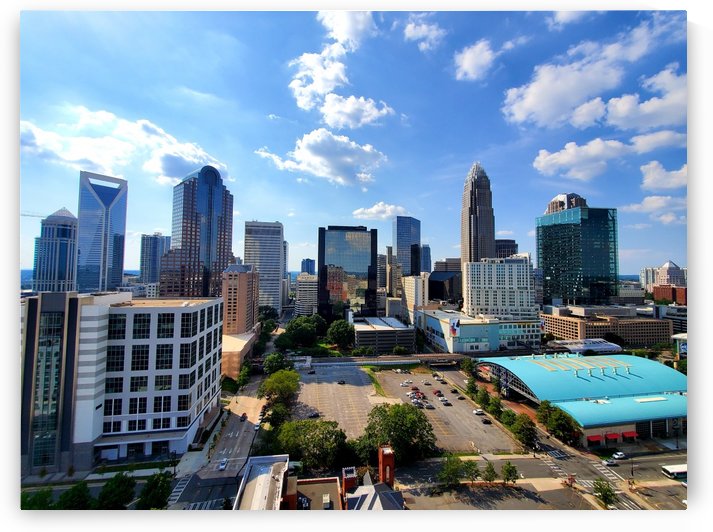 Uptown Charlotte Skyline by The NC Geek