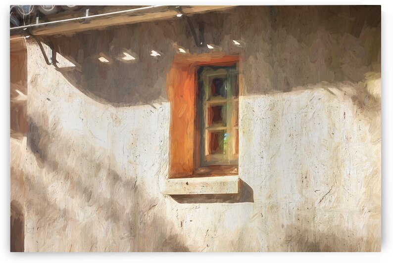 Pinewood Estate Blue Window X1 1 by Rich Franco