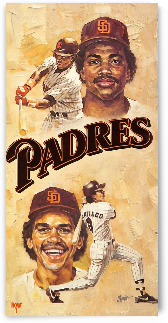 1988 San Diego Padres Art by Row One Brand