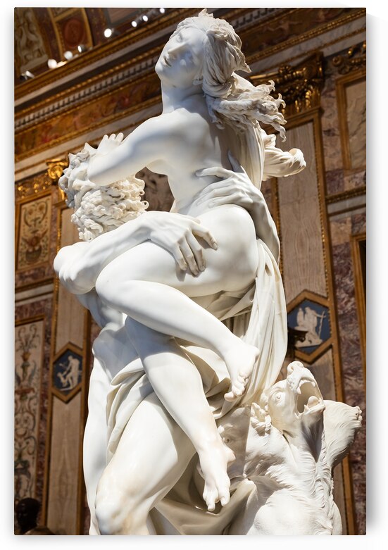 Rome Italy - Borghese Gallery - The rape of Proserpina by Gian by Paolo Modena