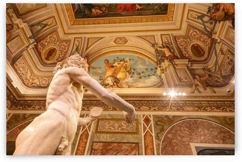 Rome Italy - Borghese Gallery - ancient art museum interior by Paolo Modena