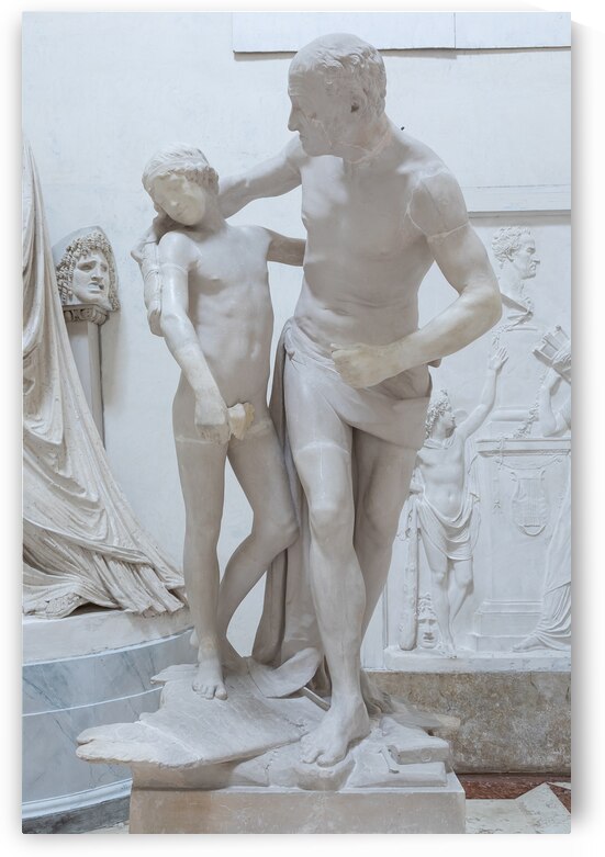 Dedalo e Icaro - Daedalus and Icarus - by sculptor Antonio Canov by Paolo Modena