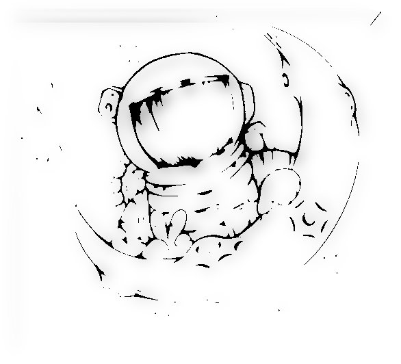 astronaut moon space astronomy by Shamudy