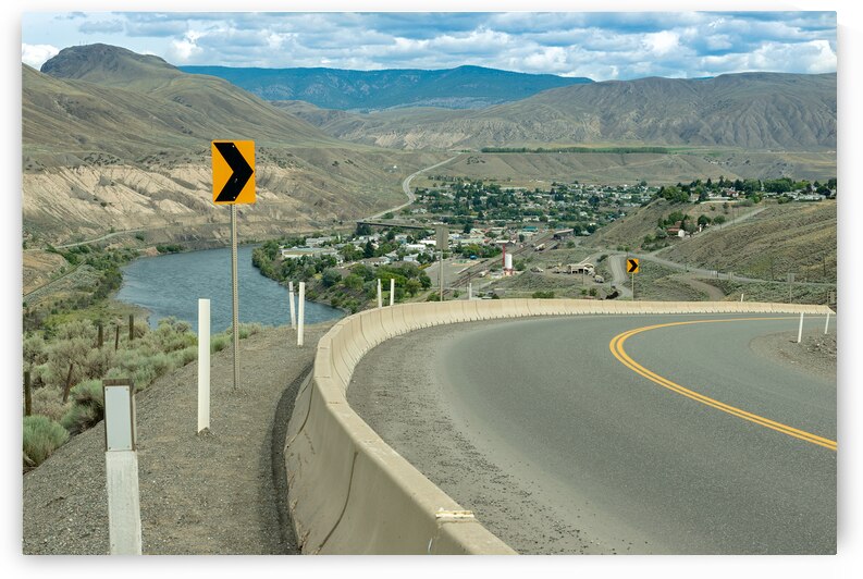 Highway 97C above Ashcroft British Columbia Canada by David Reinhold