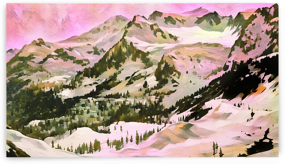 1907 Mount Olympus Art Remix by Row One Brand