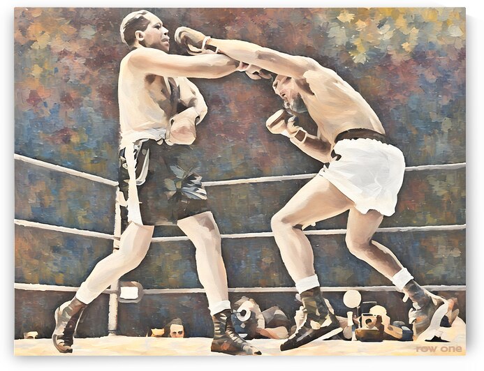 archie moore floyd paterson boxing art by Row One Brand