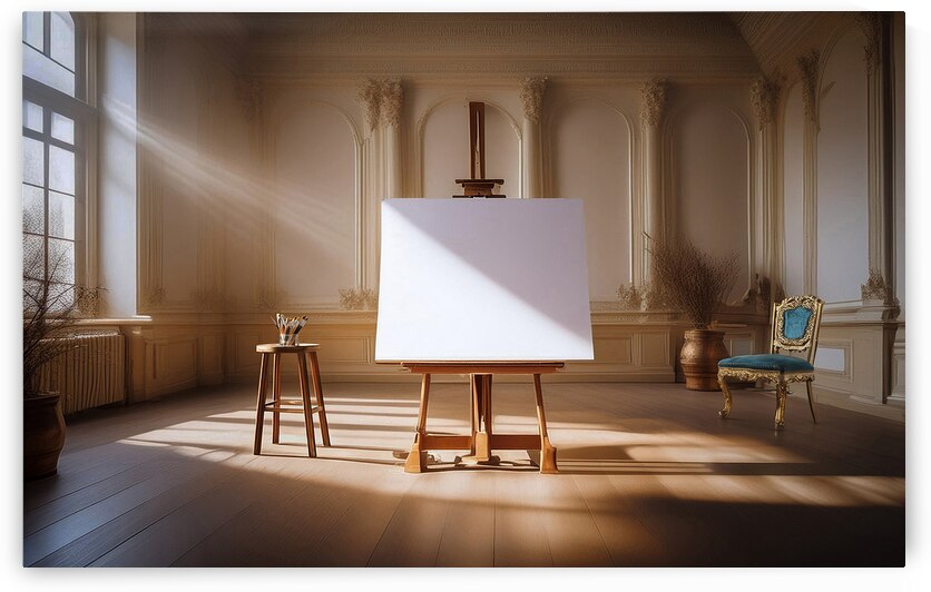 The artist waits by Leighton Collins